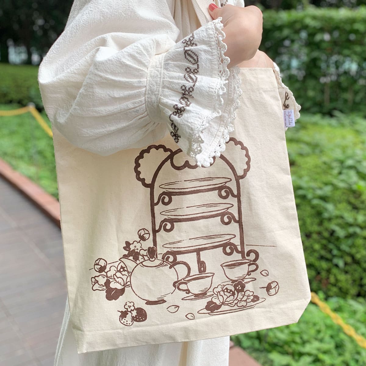 SugarCubs Afternoon Sugar Tea Eco Bag - Image 3