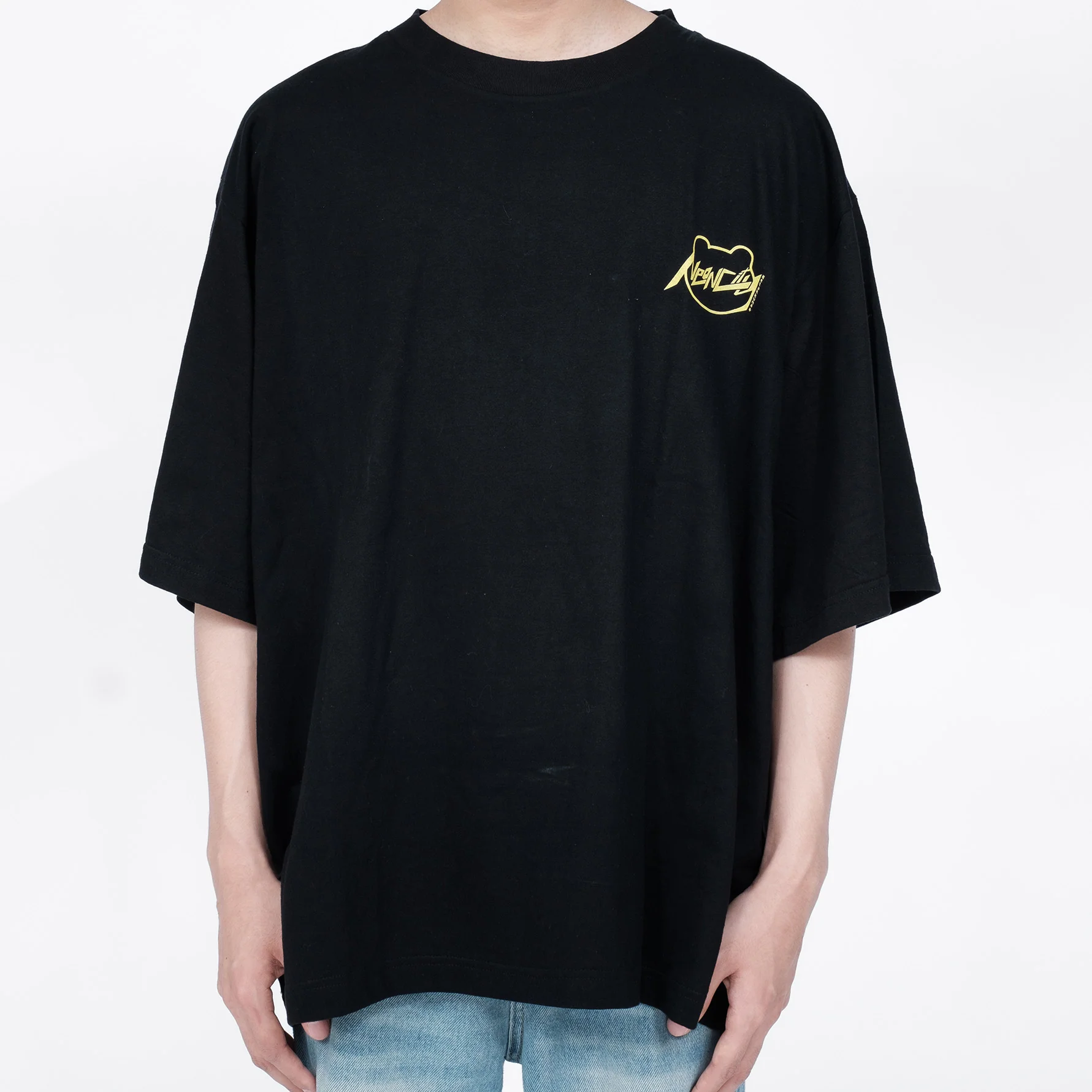 Betakkuma "Neon City" T-shirt [Oversized] [Black] - Image 3