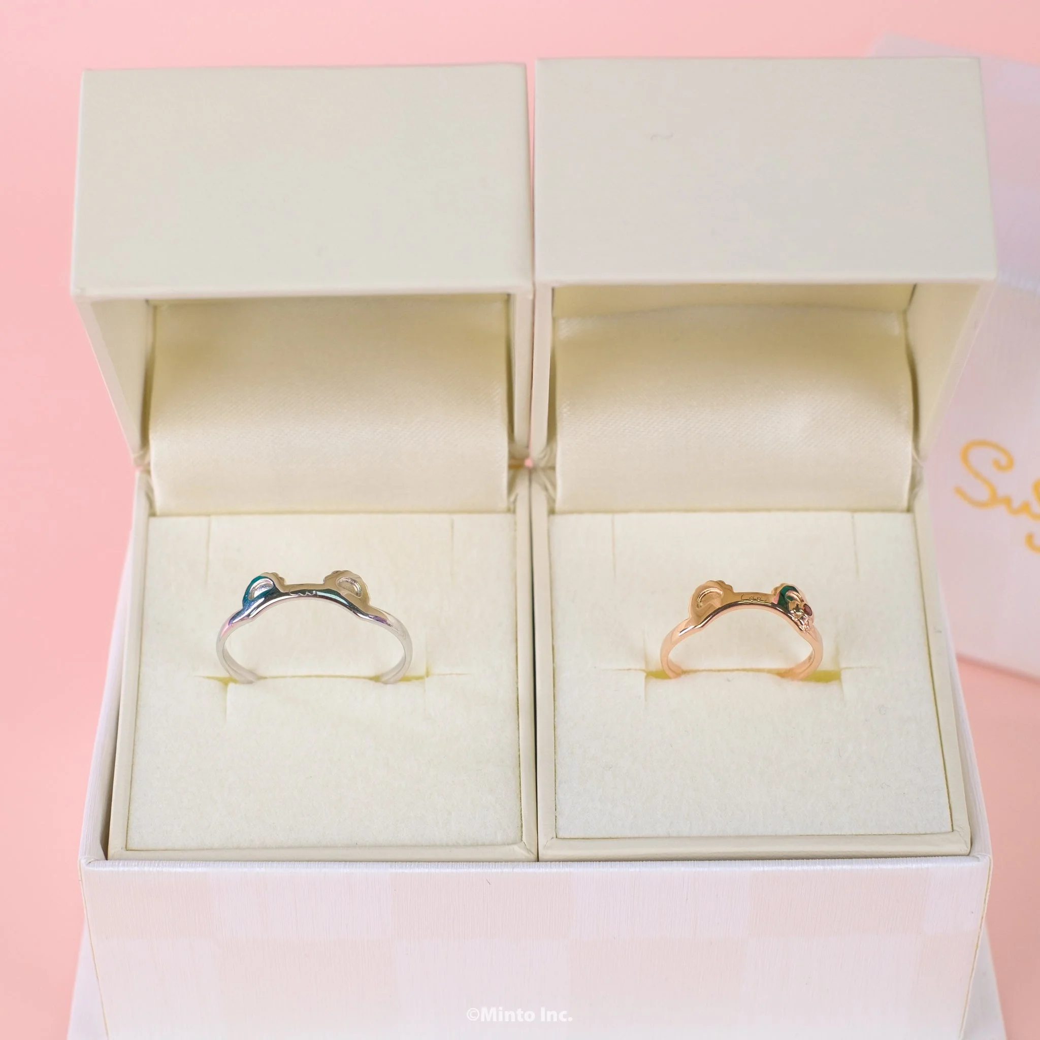 SugarCubs Silver Couple Ring [Latte] - Image 4