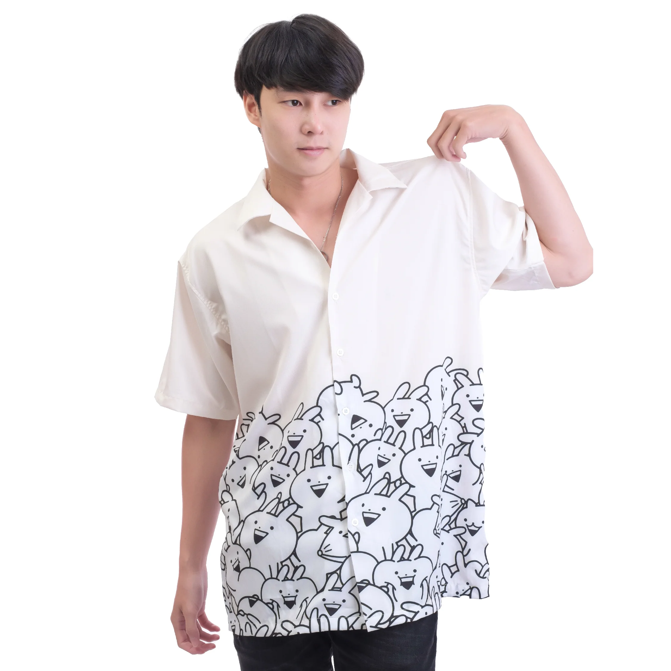 Shirt Hawaii All Gyuuun Cream - Image 3