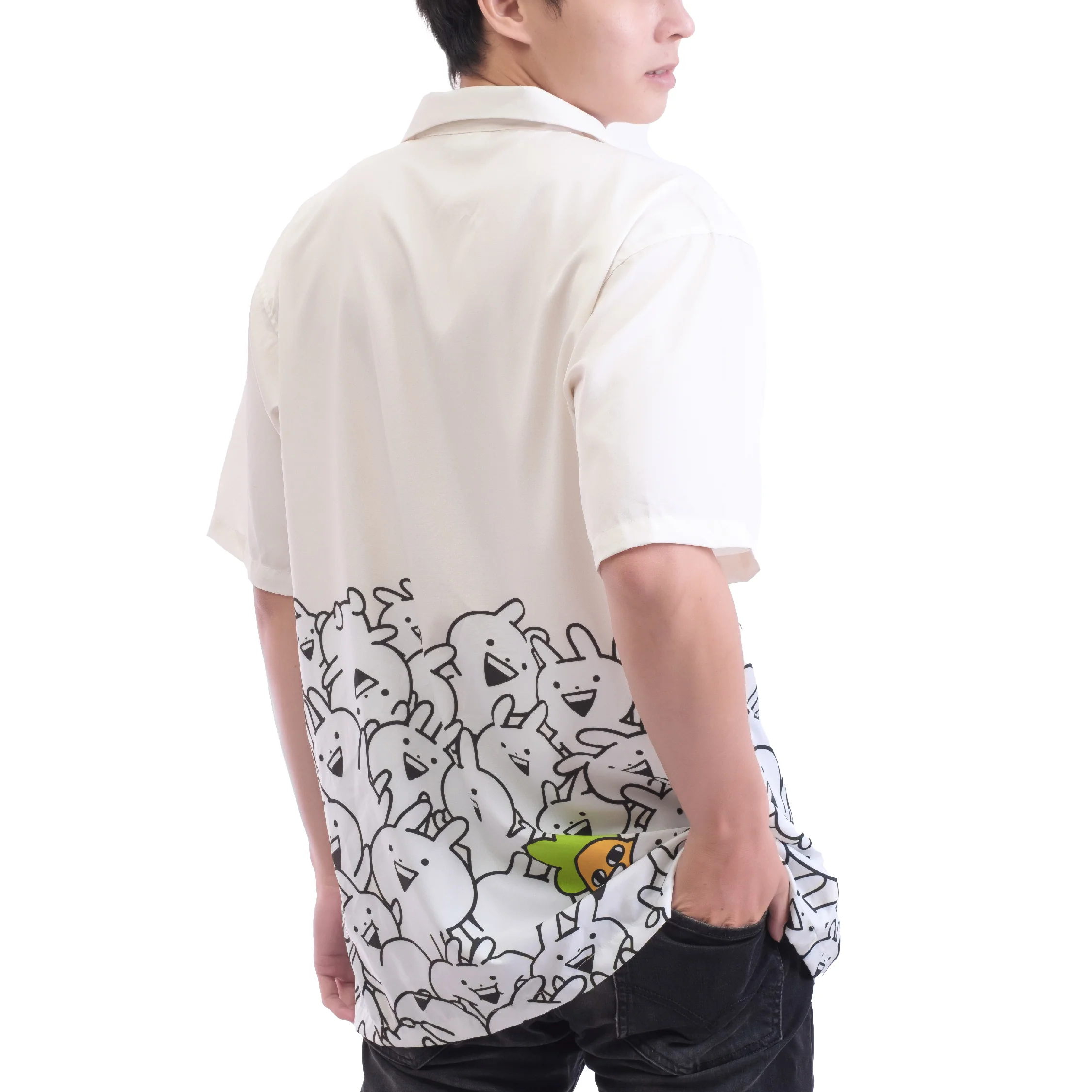Shirt Hawaii All Gyuuun Cream - Image 4