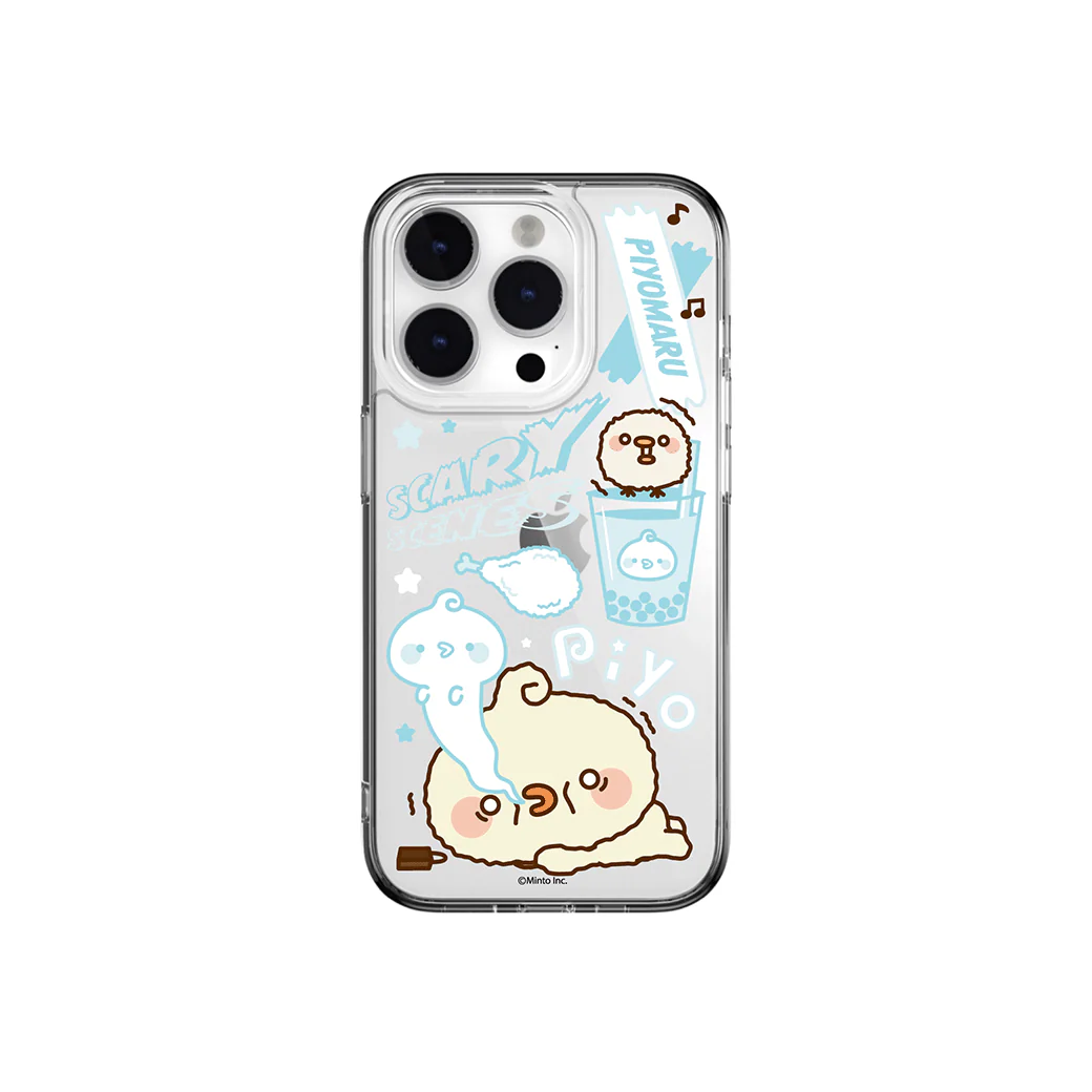 iPhone Case Piyomaru Scary Scenes