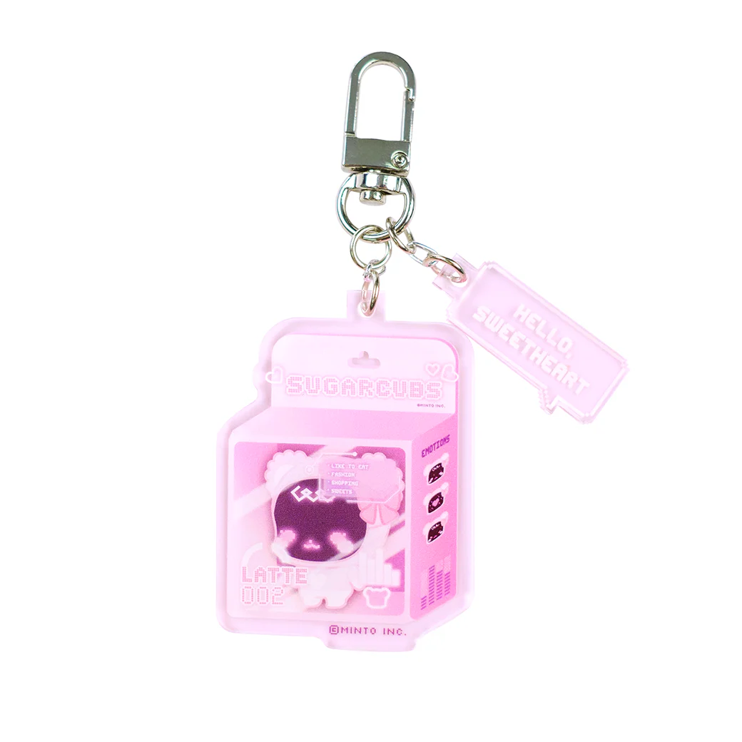 SugarCubs "Love Robot" Acrylic Keychain [Acrylic] [Latte]