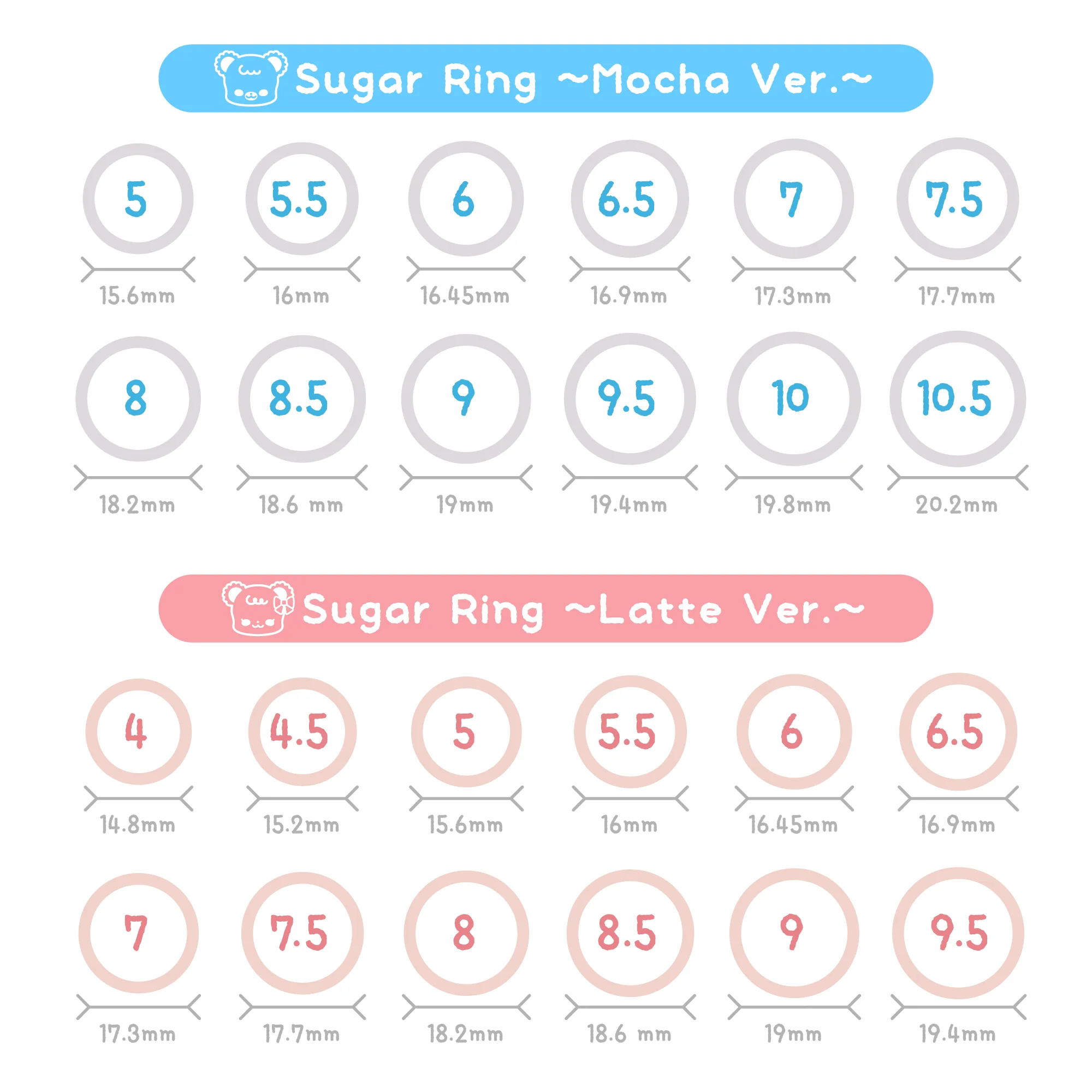 SugarCubs Silver Couple Ring [Mocha] - Image 6