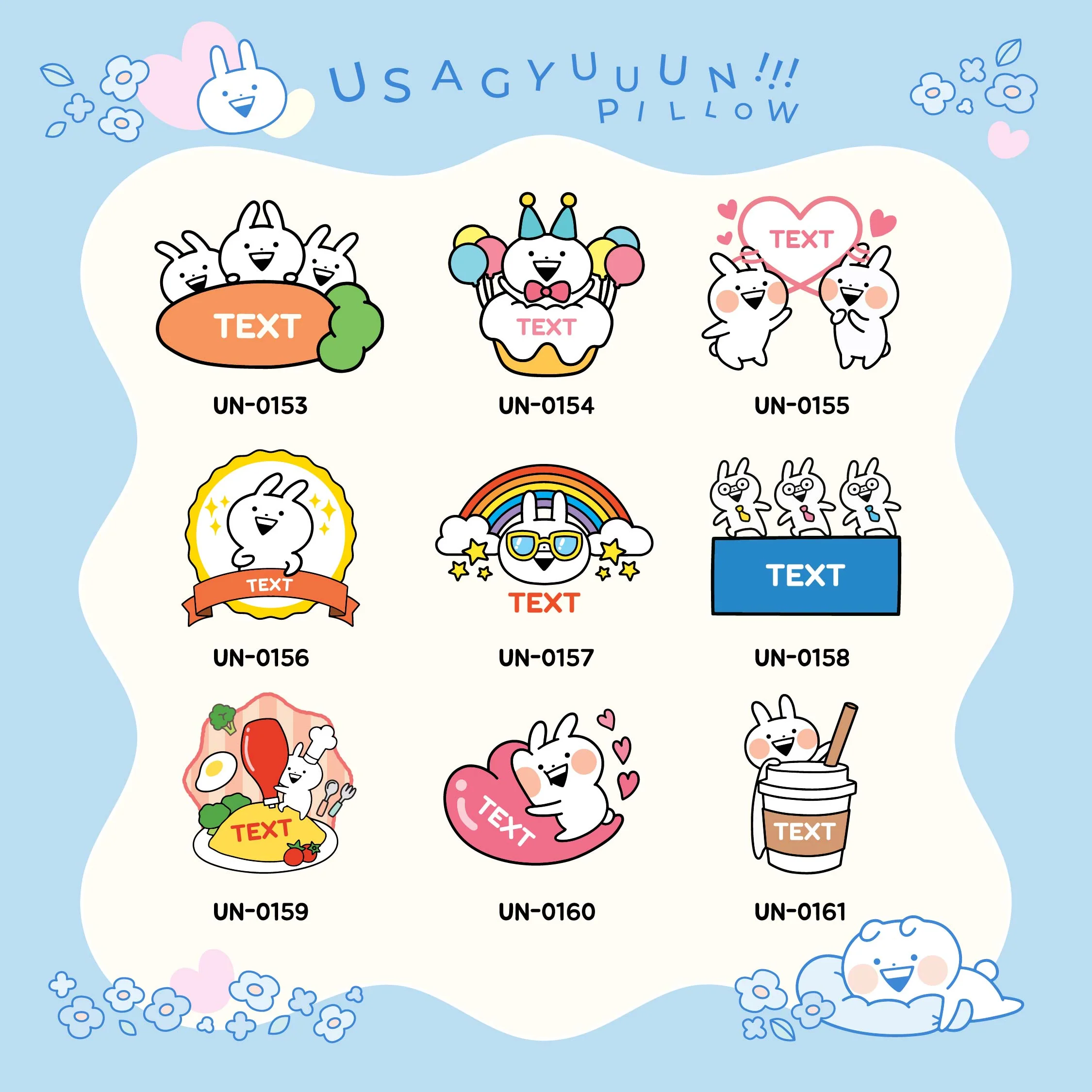 Usagyuuun custom pillow with text (Made by order products) - Image 6