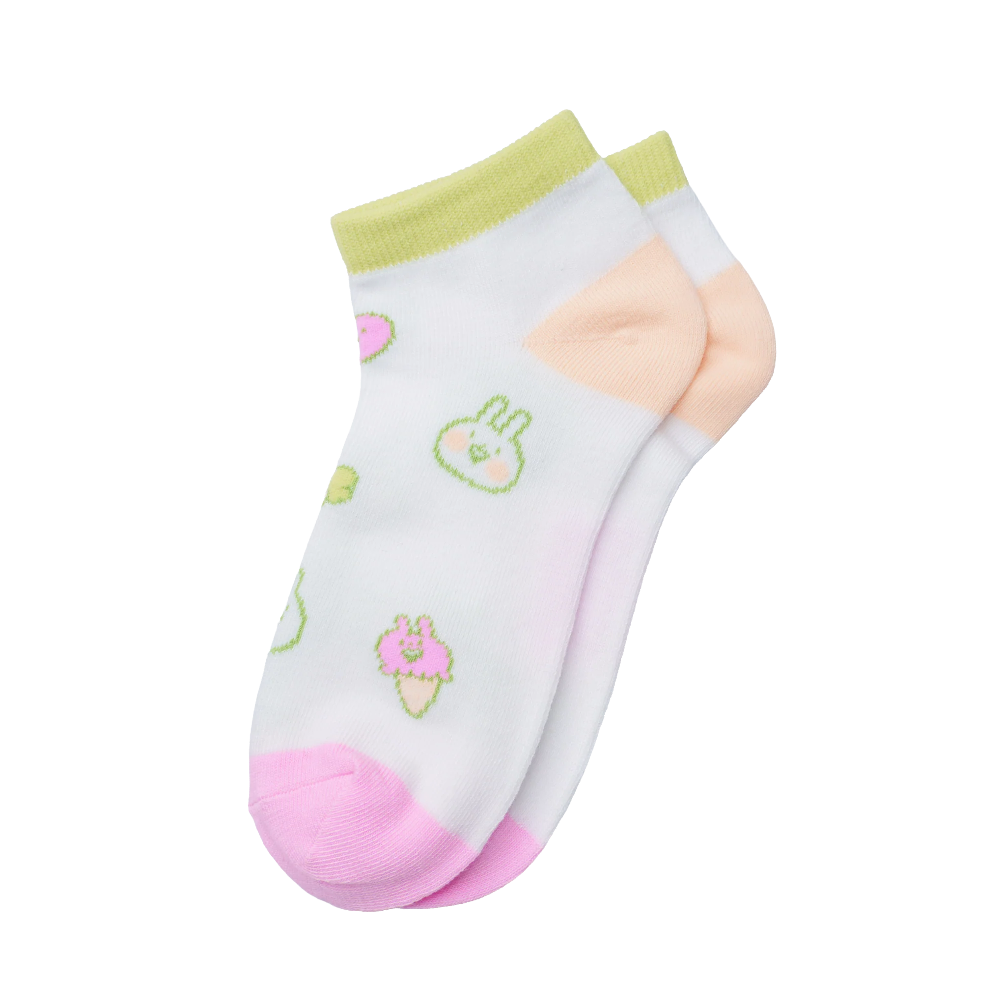 Usagyuuun Ice Cream Short Sock White