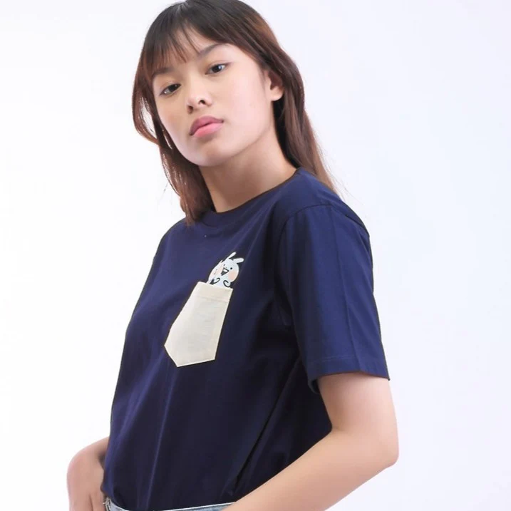 T-Shirt Usagyuuun Duo Navy - Image 5