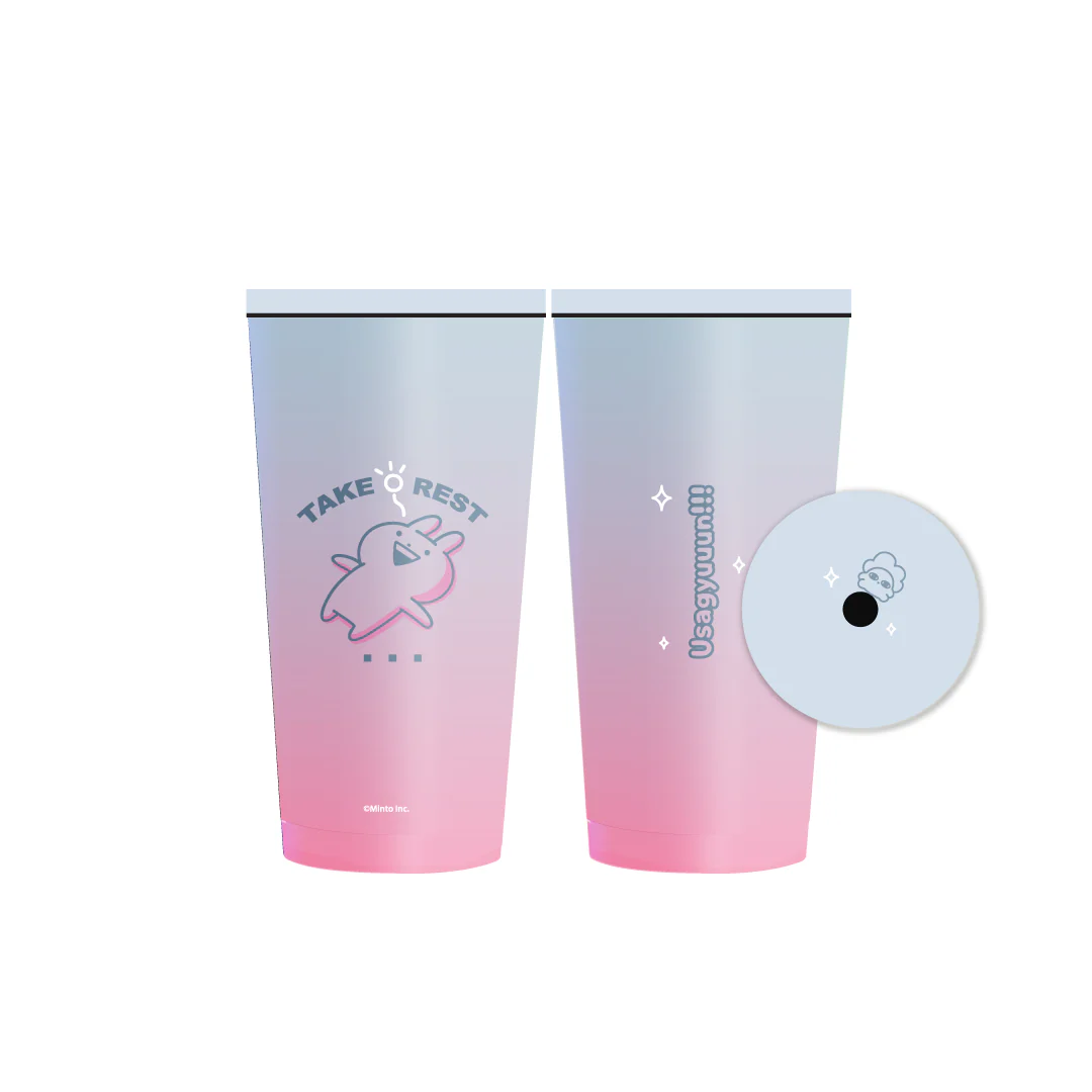 Usagyuuun Nap Time Tumbler [Peach Soda] [Ombre] - Image 4